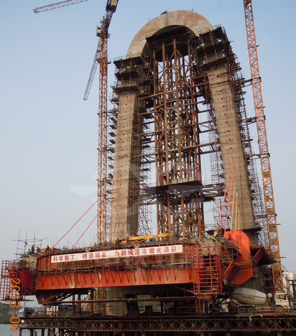 Cầu Dây treo đường Trường Trường Quảng Tây, cầu Châm Ngư Lĩnh Phòng Thành Cảng