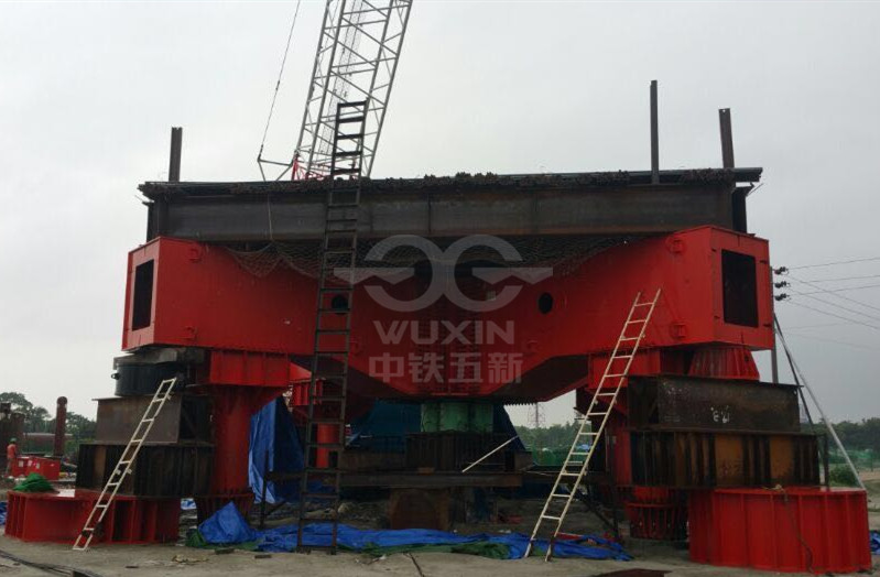 Cục Cầu đường sắt Trung Quốc, khung lực phản ứng thử cọc Padma Bangladesh