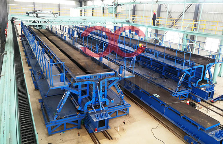 Dây chuyền sản xuất cấu kiện cầu hóa thông tin (dầm T)